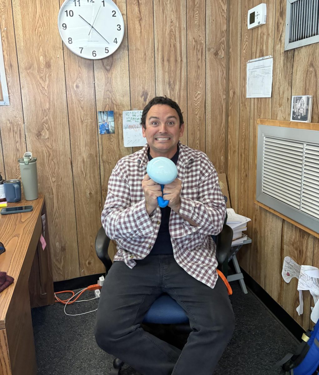Fidget toys are for everyone even teachers including Mr. Frain in which he uses it to help relieve stress! 